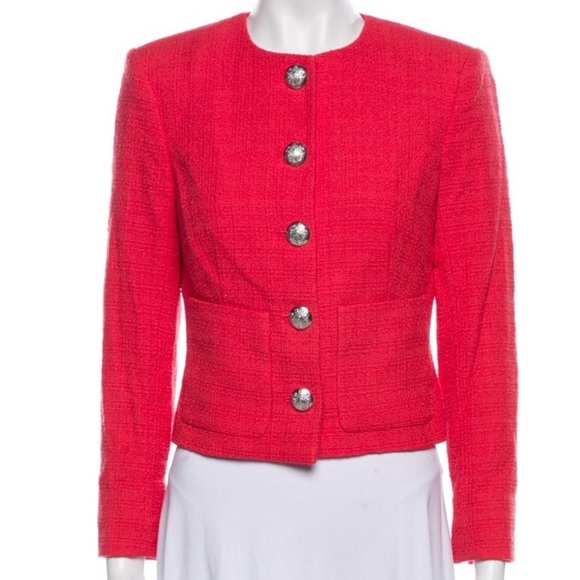 Veronica Beard Nathan Watermelon Red Jacket NWOT - Picture 5 of 8